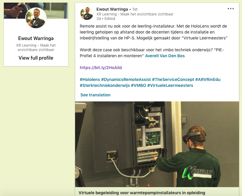 Virtuele Leermeesters - Onderwijs